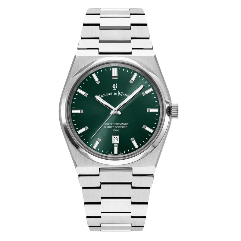 B JACQUES DU MANOIR Men Analog Quartz Watch with Stainless Steel Strap JWG03503 - Image 1
