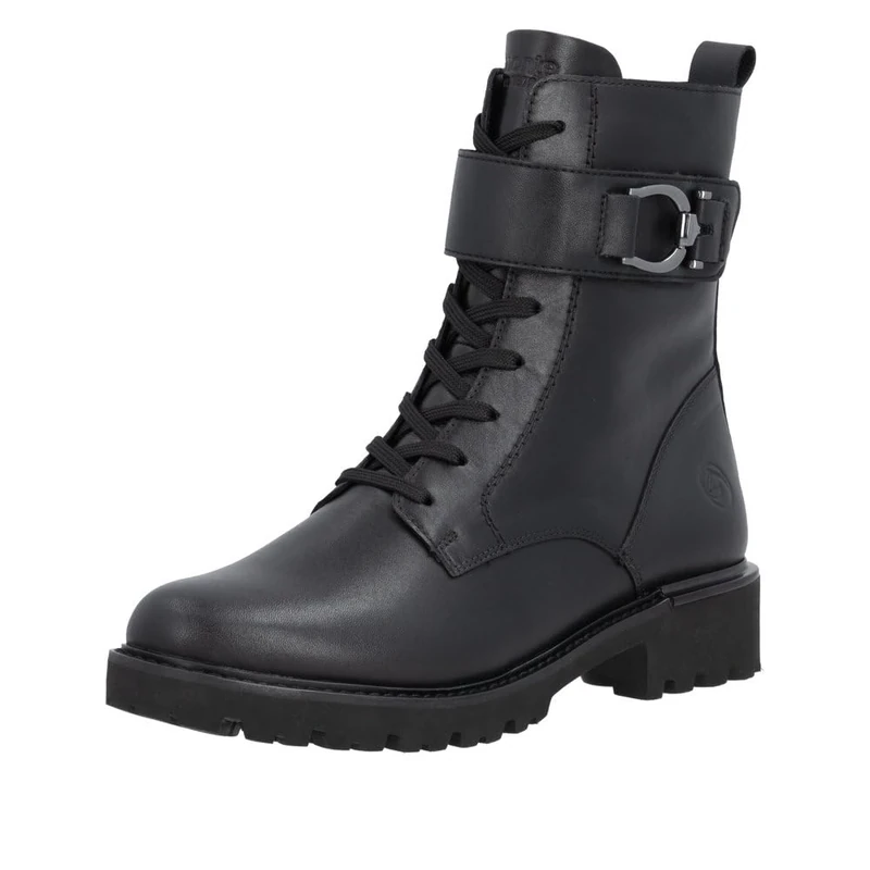 Remonte Women's D8657 Lace-Up Boots, Black, 43 EU, black, 10 UK