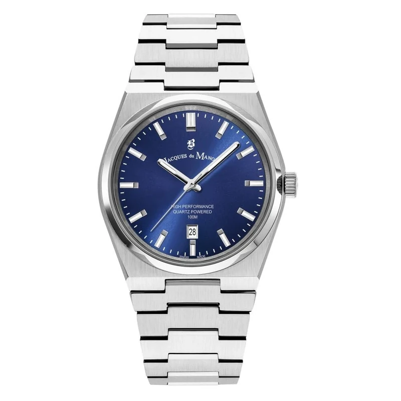 B JACQUES DU MANOIR Men Analog Quartz Watch with Stainless Steel Strap JWG03502