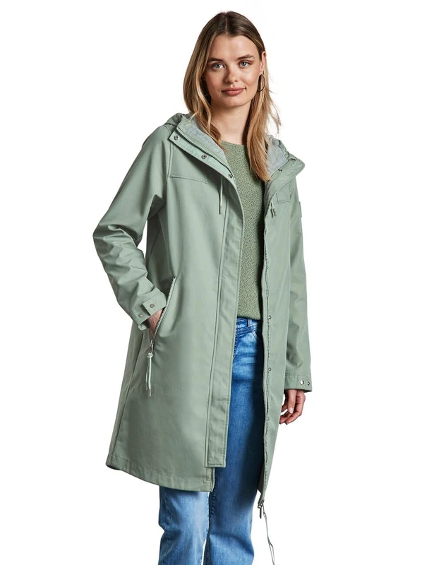 Street One Women's A202052 Teflon Parka, Mint Green, 12