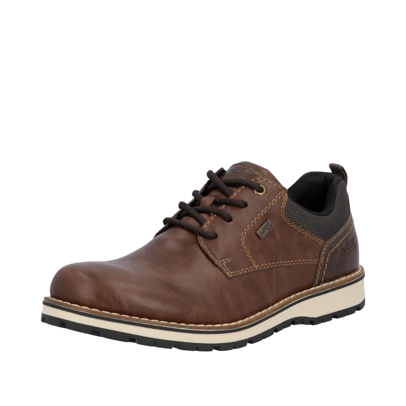 Rieker 38406-24 Lace-Up Shoes Synthetic Men in Brown, Brown 24, 11 UK
