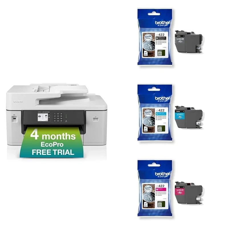 BROTHER MFCJ6540DWE + Kit 4 ink cartridges LC422