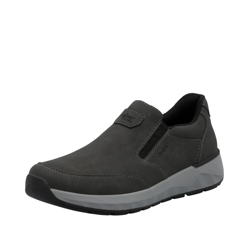 Rieker Men's 11550 Slippers, Gray, 8 UK