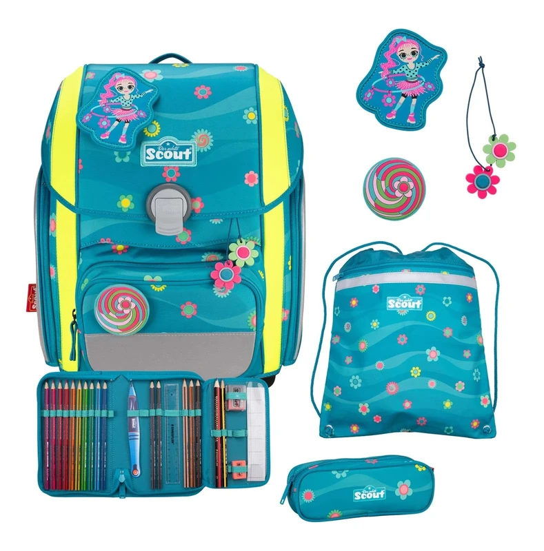 Der echte Scout Basic Genius Little Flowers Set of 4, Little Flowers, One Size