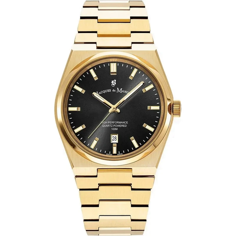 B JACQUES DU MANOIR Men Analog Quartz Watch with Stainless Steel Strap JWG03504