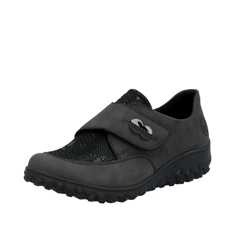 Rieker Women's 59552 Slippers, Gray, 5 UK