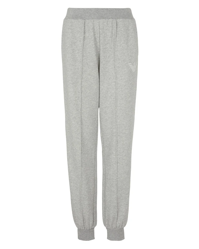 EMPORIO ARMANI Woman's Iconic Terry Pants with Cuffs Grey S
