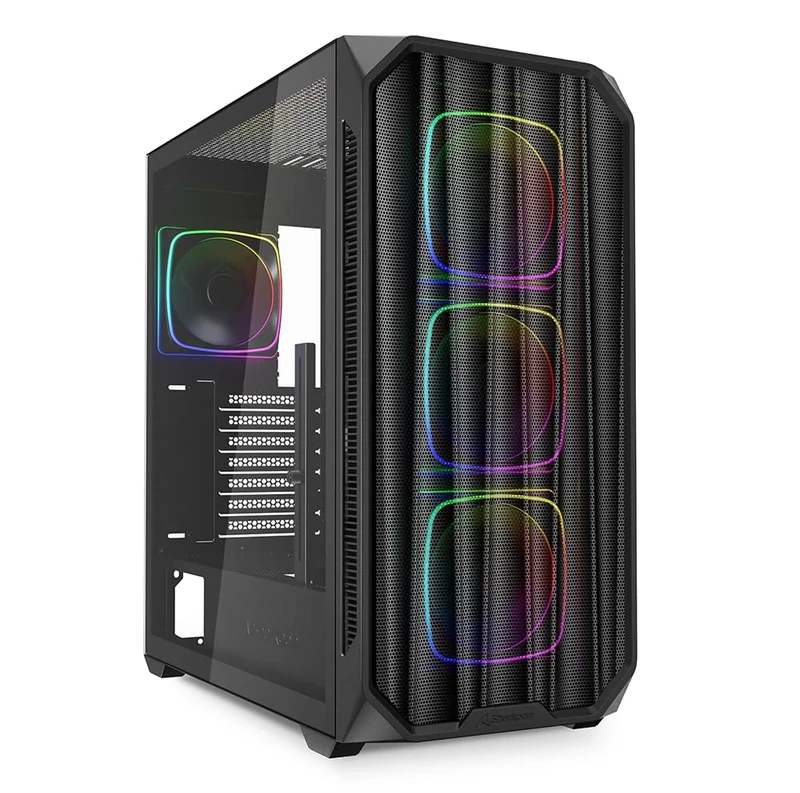 Sharkoon AK5M RGB Black, ATX PC Case