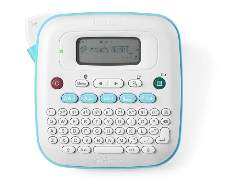 BROTHER PT-N25BT Bluetooth Desktop Labeling Machine, Connectable to Smartphone, Print labels using the free app DesignPrint2