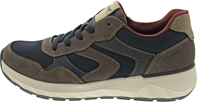 Rieker Men's 11501 Lace-Up Shoes, Blue, 45 EU, Blue, 10.5 UK - Image 1