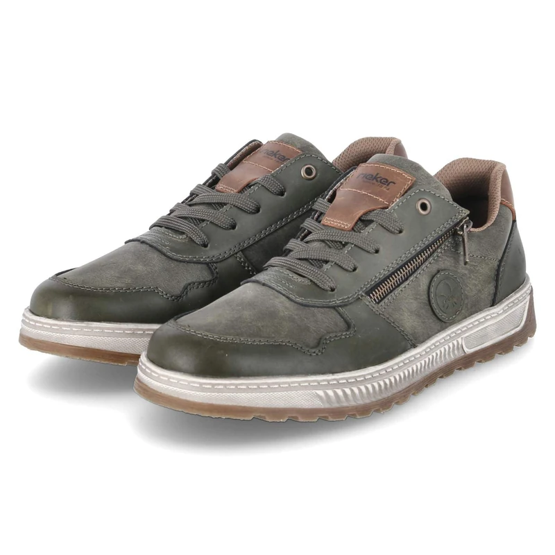 Rieker 37029-24 Lace-Up Shoes Synthetic Men in Brown, Green 52, 9.5 UK