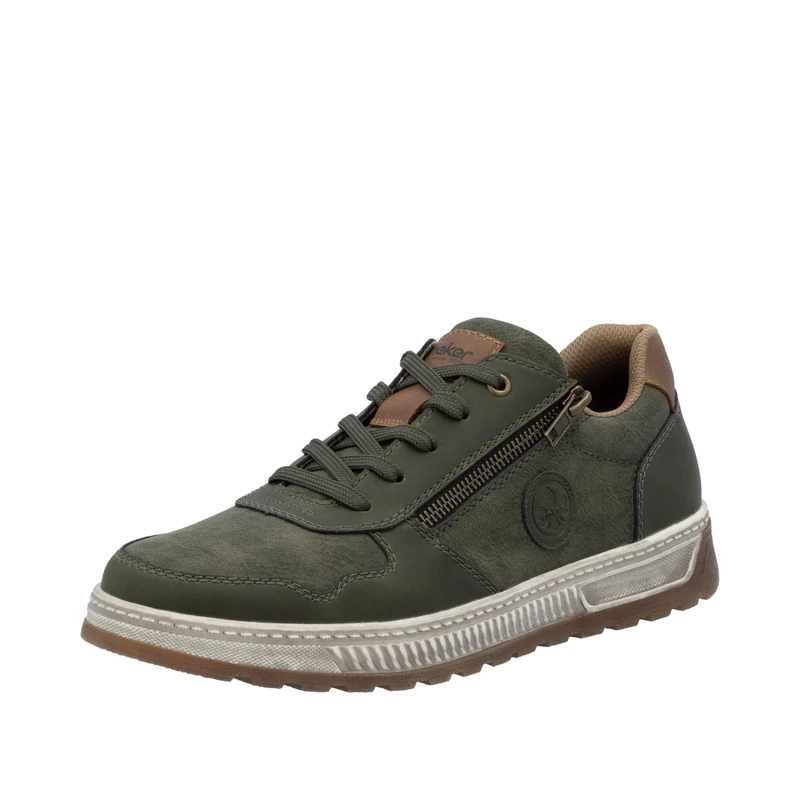 Rieker Men's 37029 Low Trainers, Green, 41 EU, Green, 7.5 UK - Image 1