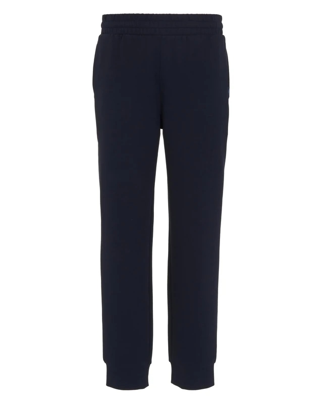 Man's Embossed Terry Pants with Cuffs Blue L