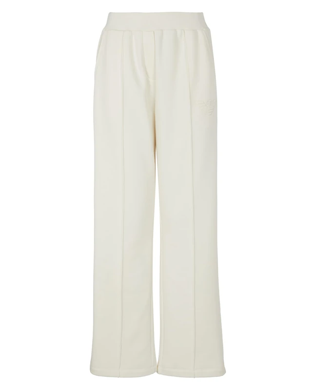 Emporio Armani Woman's Iconic Terry Loose FIT Pants White XL