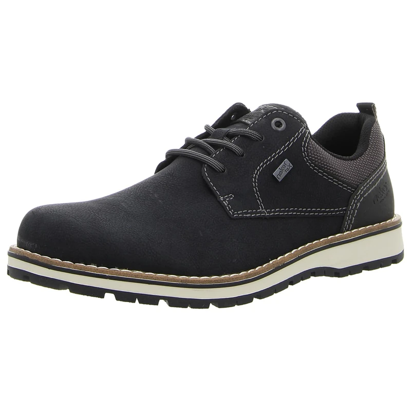 Rieker 38406-24 Lace-Up Shoes Synthetic Men in Brown, Black 00, 9.5 UK