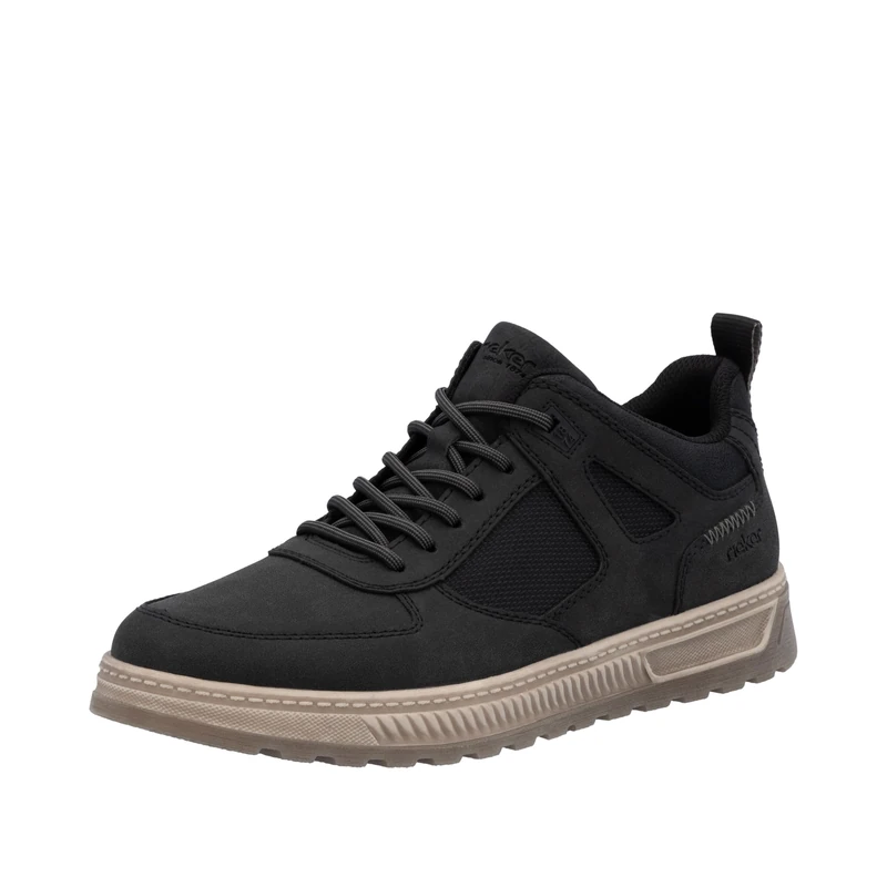 Rieker Men's 37004 High Trainers, Black, 40 EU, Black, 6.5 UK