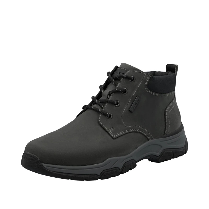 Rieker Men's 31204 Lace-Up Boots, Grey, 44 EU, gray, 9.5 UK