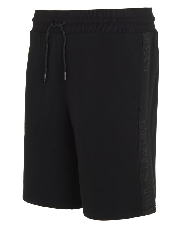 Man's Basic Terry Bermuda Short Black S