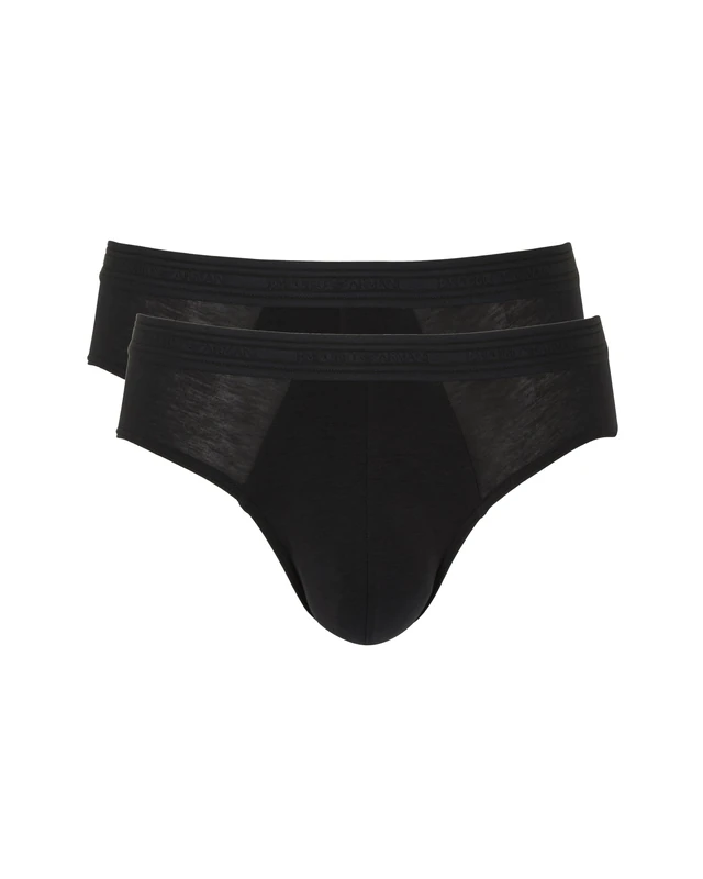 EMPORIO ARMANI Man's ECO Viscose 2-Pack Brief Black L