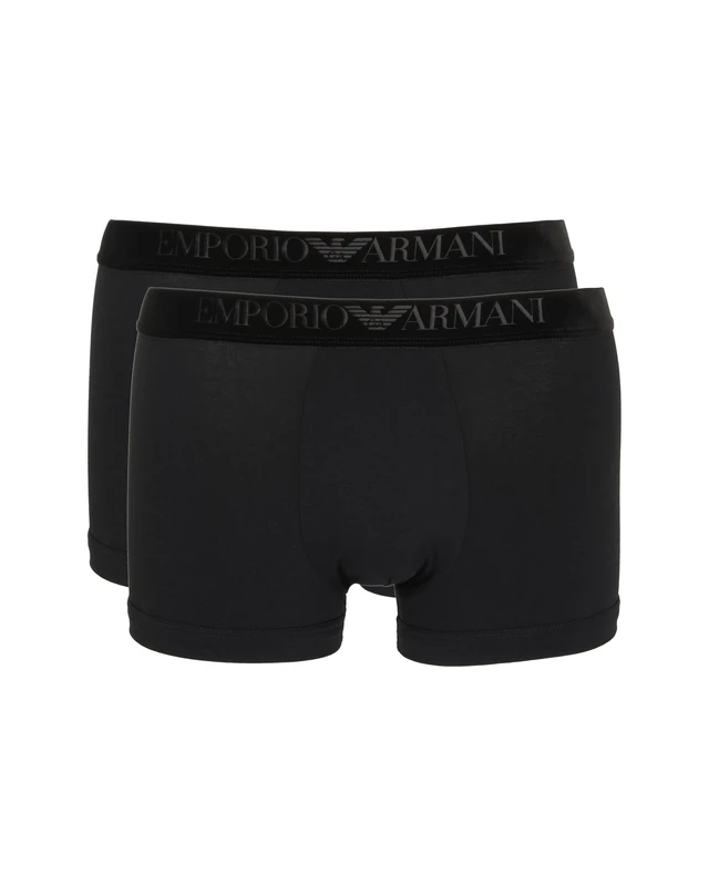 Man's Velvet Logoband 2-Pack Trunk Black XL