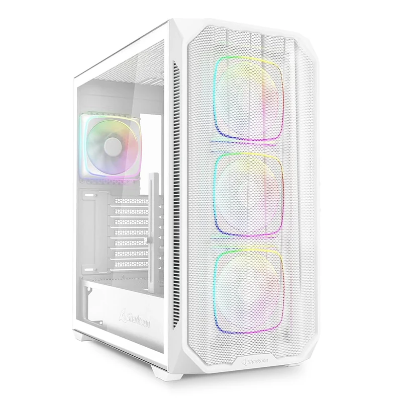 Sharkoon AK5M RGB White, ATX PC Case