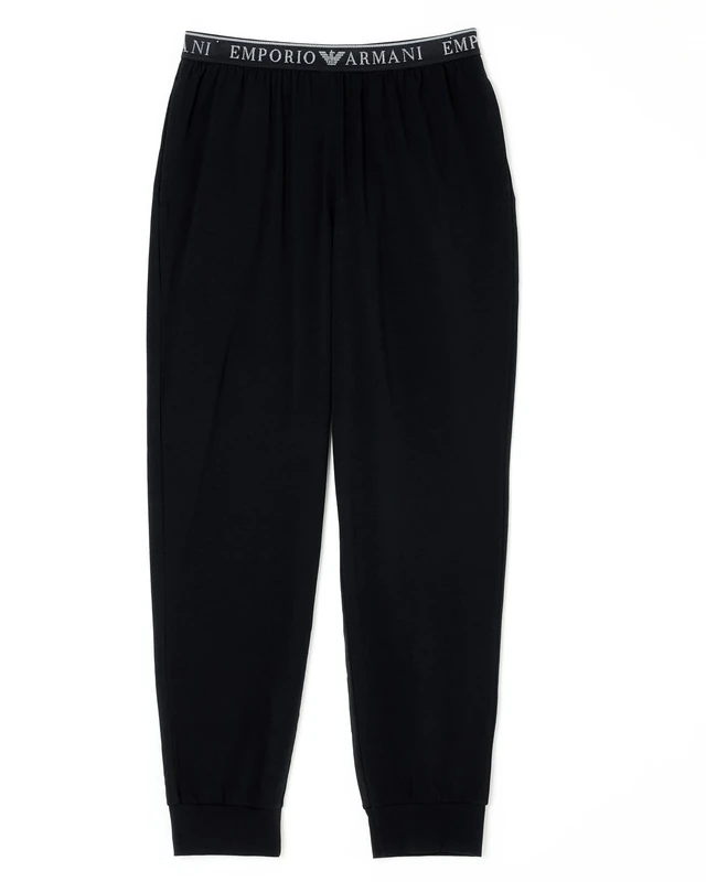 Emporio Armani MAN'S ENDURANCE PAJAMAS WITH CUFFS SET BLACK M