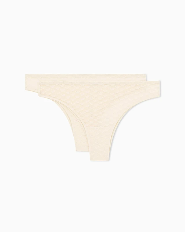 Woman's Allover Eagle MESH 2-Pack Brazilian White S