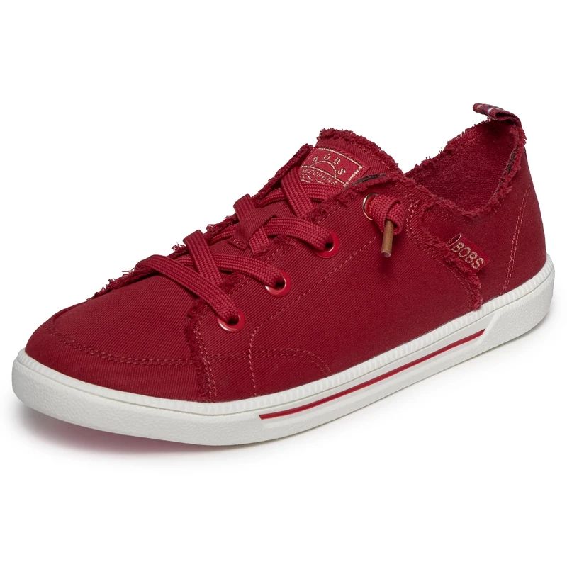 Skechers Women's Bobs B Cute 2.0 Sneaker, Red Excursion Plain Getaway Solids, 6.5 UK