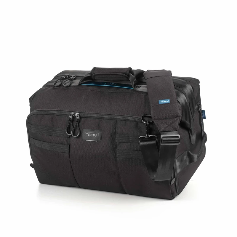 Tenba 637-525 Cineluxe V2 Shoulder Bag 24 Hightop Extra Height Camera Bag for Pro Video Kit Black
