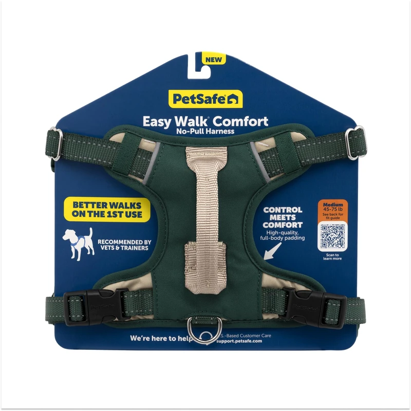PetSafe Easy Walk Comfort No-Pull Dog Harness - Green - Image 1