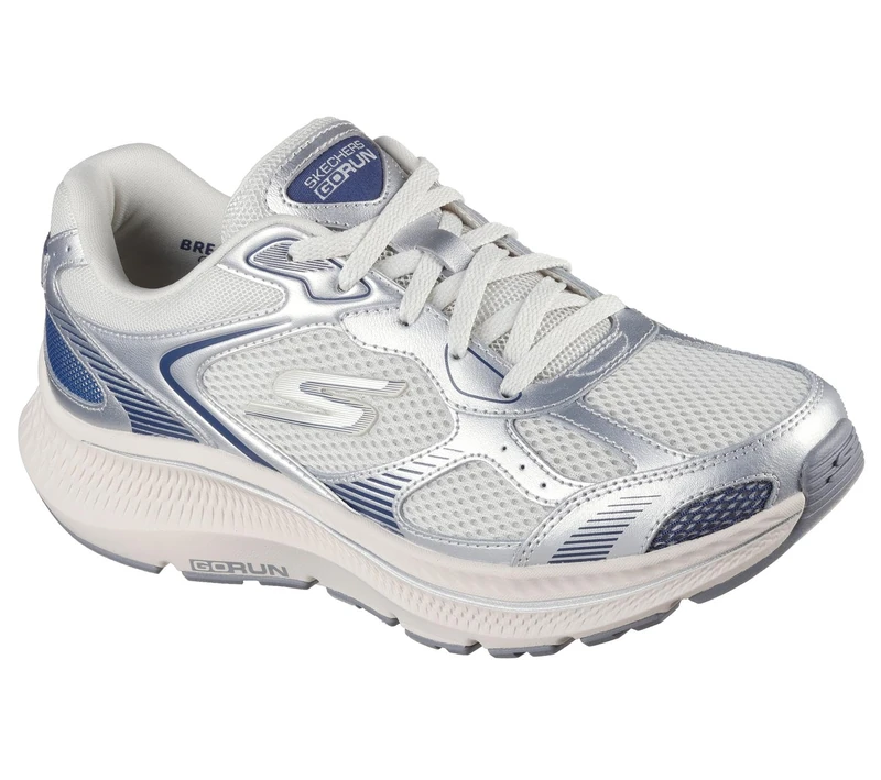 Skechers Women's Go Run Consistent 2.0 Volt - Silver/Navy