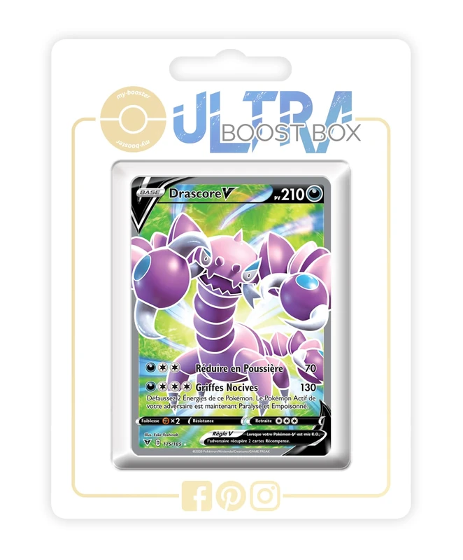 Dardagnan (Beedrill) 003/198 Single Strike Holo or Reverse (Random) - my-booster X Écarlate et Violet 6 Règne de Glace - Box of 10 Pokemon French Cards