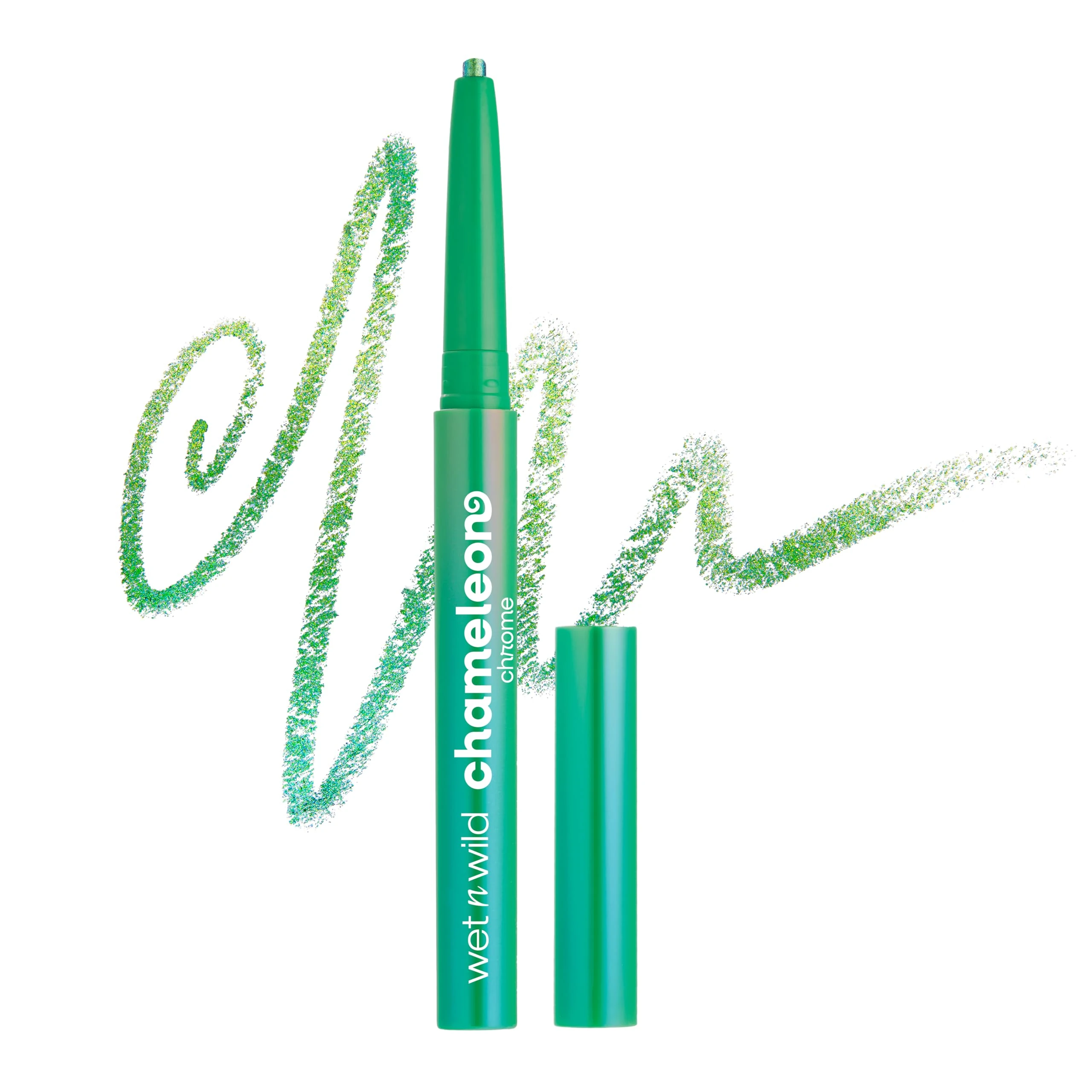 Wet n Wild Chameleon Chrome Retractable Waterproof Eyeliner, Light-Reflecting Iridescent Pigments for a Dynamic Colour Shift, Smudge-Proof and Long-Lasting 18-Hour Wear, Superstar Suit