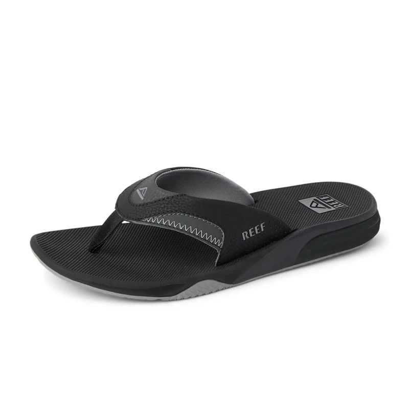 Reef MENS SANDALS, CUSHION FANNING, BLACK, 12 UK - Image 1