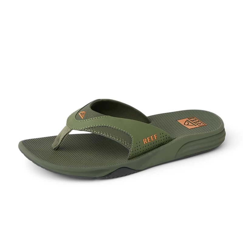 Reef MENS SANDALS, CUSHION FANNING, OLIVE, 8 UK