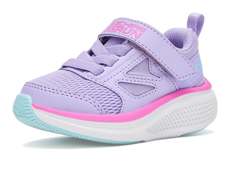 Skechers Baby Girl's Go Run Elevate 2.0 Find My Sneakers, Lavender Textile Trim, 6 UK Child