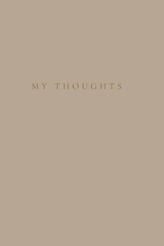 My Thoughts Journal Book - Daily Writing & Ideas
