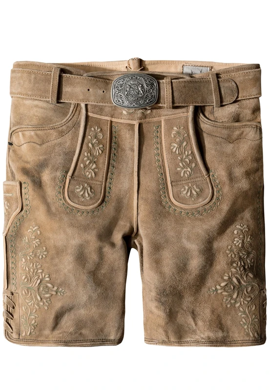 Stockerpoint Men's Trachtenlederhose Hausstein Traditional Leather Trousers, uroid, 40