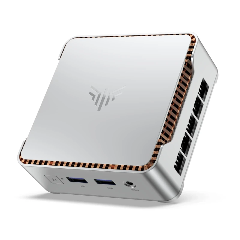 NiPoGi Essenx E2 Mini PC Windows 11 Pro,Mini PC Twin Lake-N N150(up to 3.6GHz) 8GB DDR4 256GB M.2 SSD Mini Computer Mini Desktop Computer,4K@60Hz Dual Display, HDMI 2.0, DP, Dual WiFi, VESA Mount