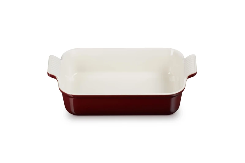 Le Creuset Heritage Rectangular Dish, Stoneware, 26 cm, 2.4 litres, Garnet, 71102269490001