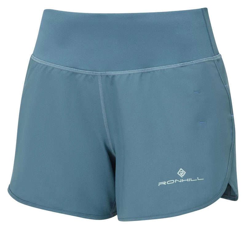 Ronhill Women's Wmn's Tech 4.5" Short, Mallard/Meadow, 16