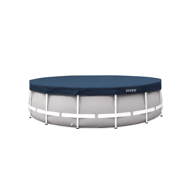 Intex - 28083 – Round Winter Pool Cover Diameter 4.57 m – Thickness 50/100