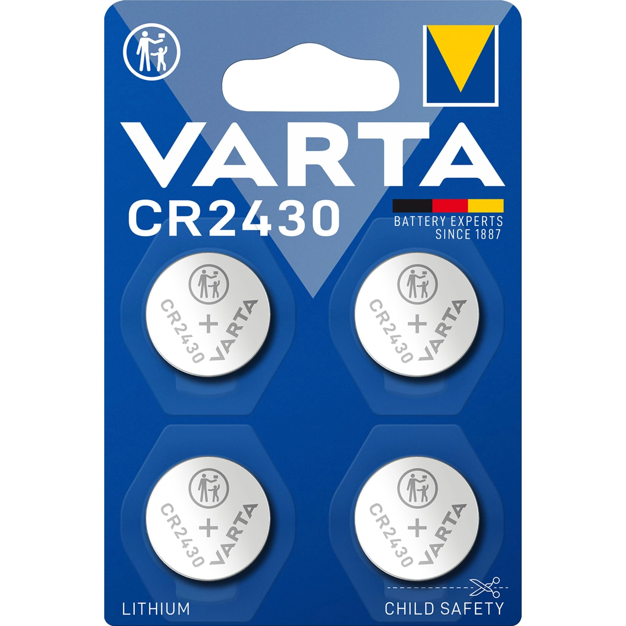 Varta Battery Lithium Coin Button Cell CR2430