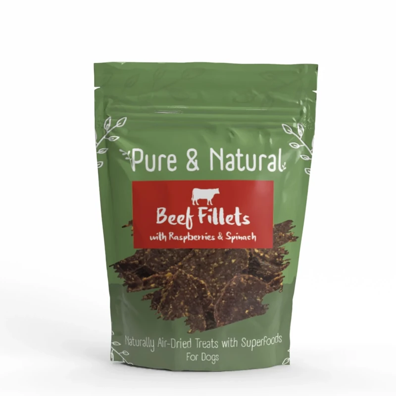 Pure & Natural PN817 Air Dried Turkey Mini Bones Treats with Superfoods Pomegranate & Sweet Potato 10x100gm