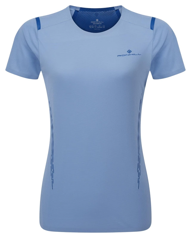 Ronhill Running, Wmn's Tech Race S/S Tee, Island/Tidal, 14