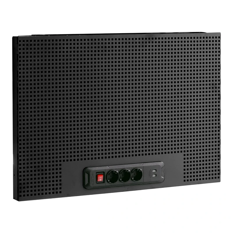 Facom JLS3 Half Back Panel with Power Outlet Black