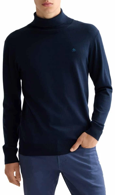 Scotch & Soda Soft Knit Regular Fit Crew Neck