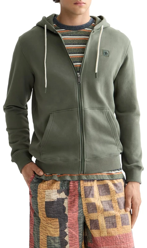 Scotch & Soda Full Zip Logo Hoodie