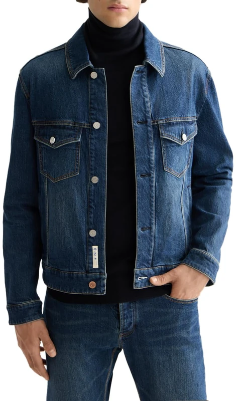 Scotch & Soda Denim Trucker Jacket — Let It Rain 750 Years Celebration