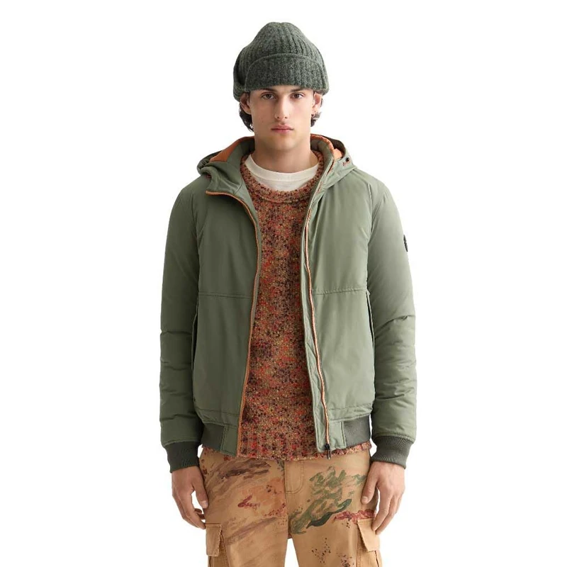 Scotch & Soda Hooded Softshell Padded Jacket